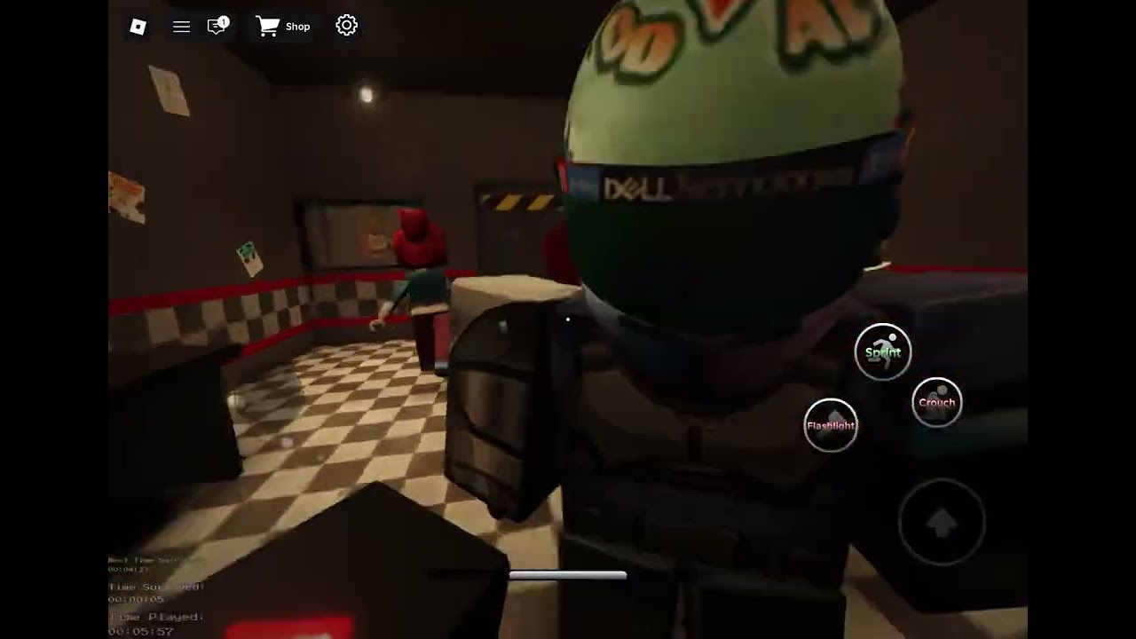 Playing foxy from Fnaf doom