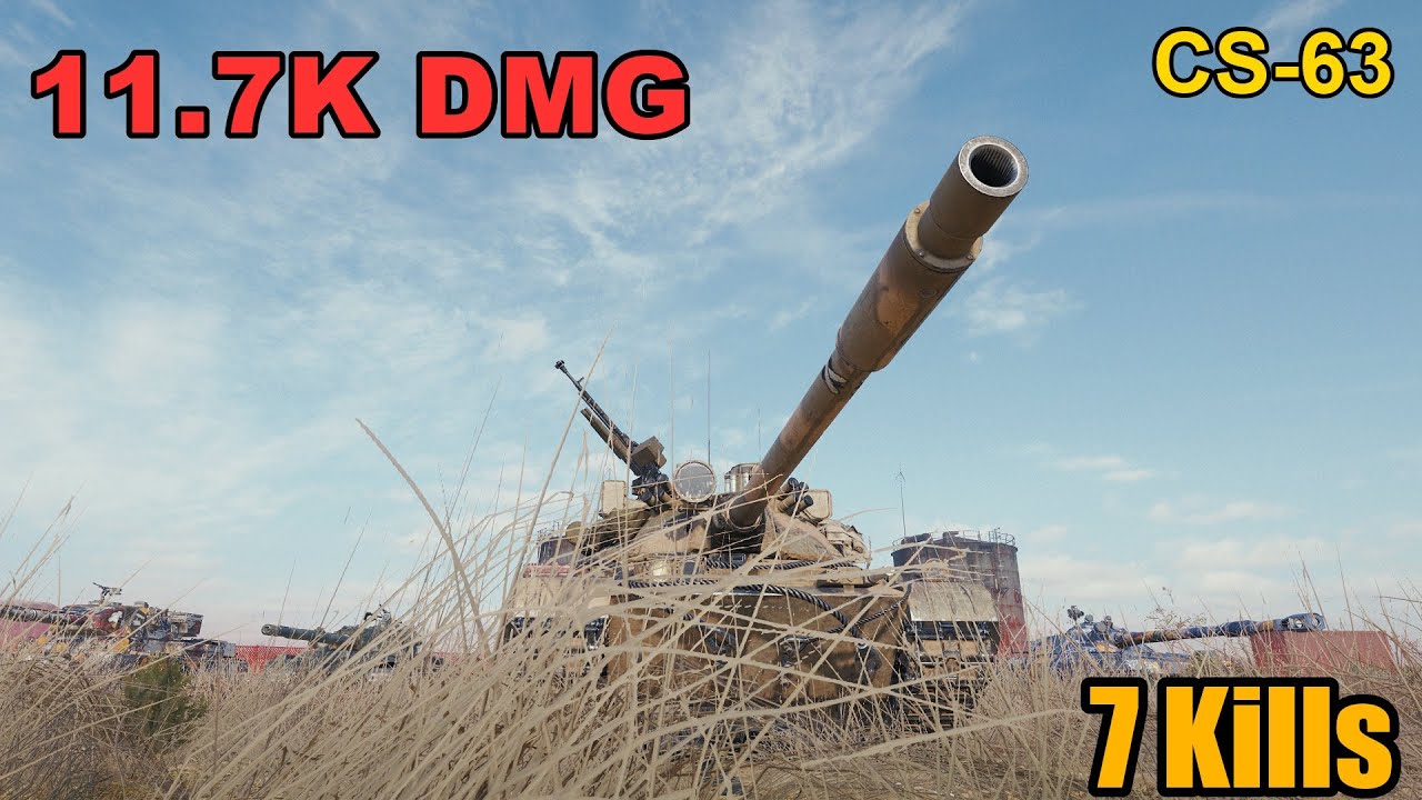 CS-63 - 11.7K Damage - 7 Kills - Map: Ghost Town - Player: _KAZEz_ - Server: EU | World of Tanks