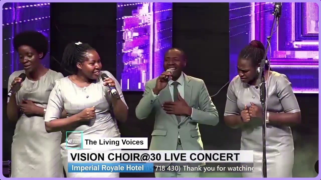 NKAGURWA NESHAGAMA  SONG PERFORMANCE BY THE LIVING VOICES CHOIR @ THE VISION CHOIR CONCERT