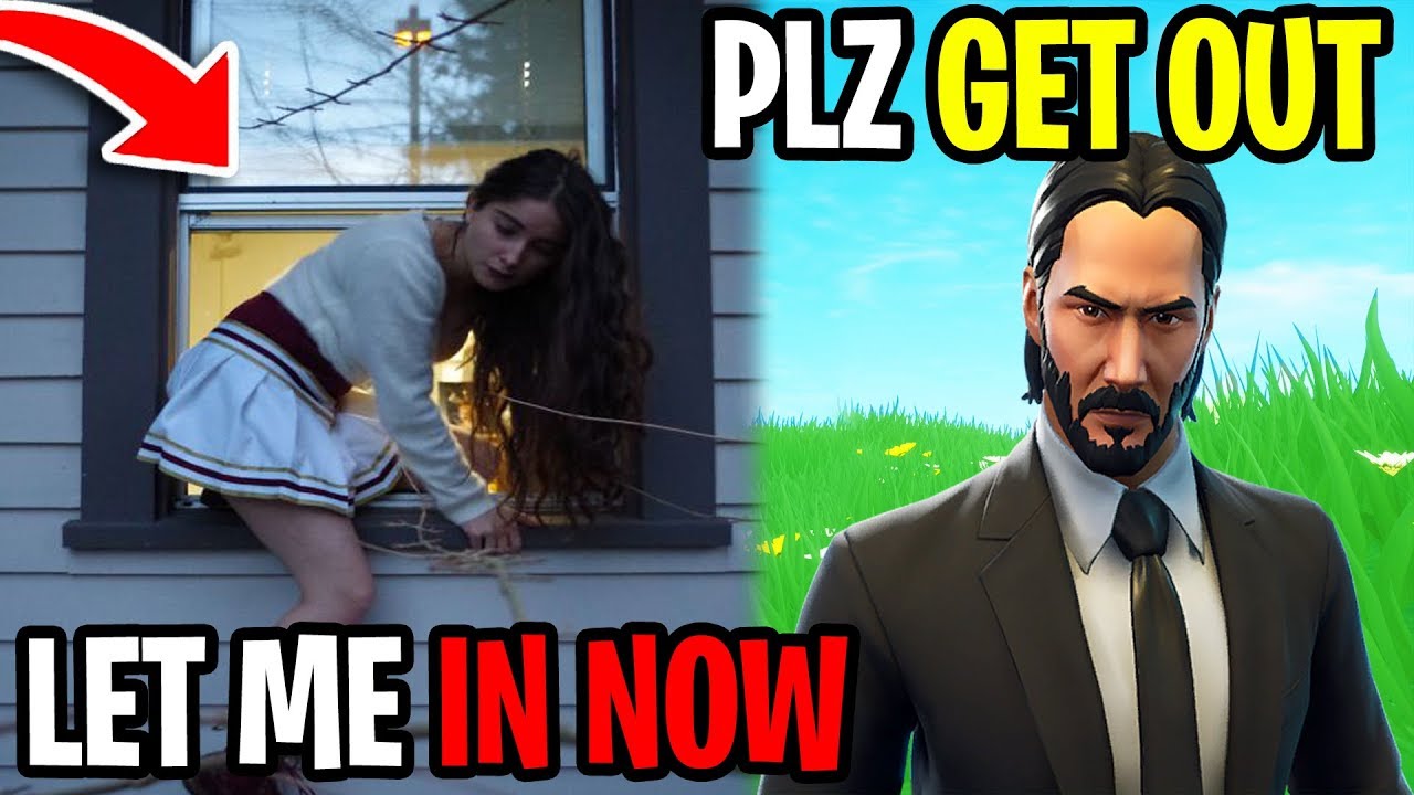 Gold Digger Breaks In Little Kids House..(Fortnite)