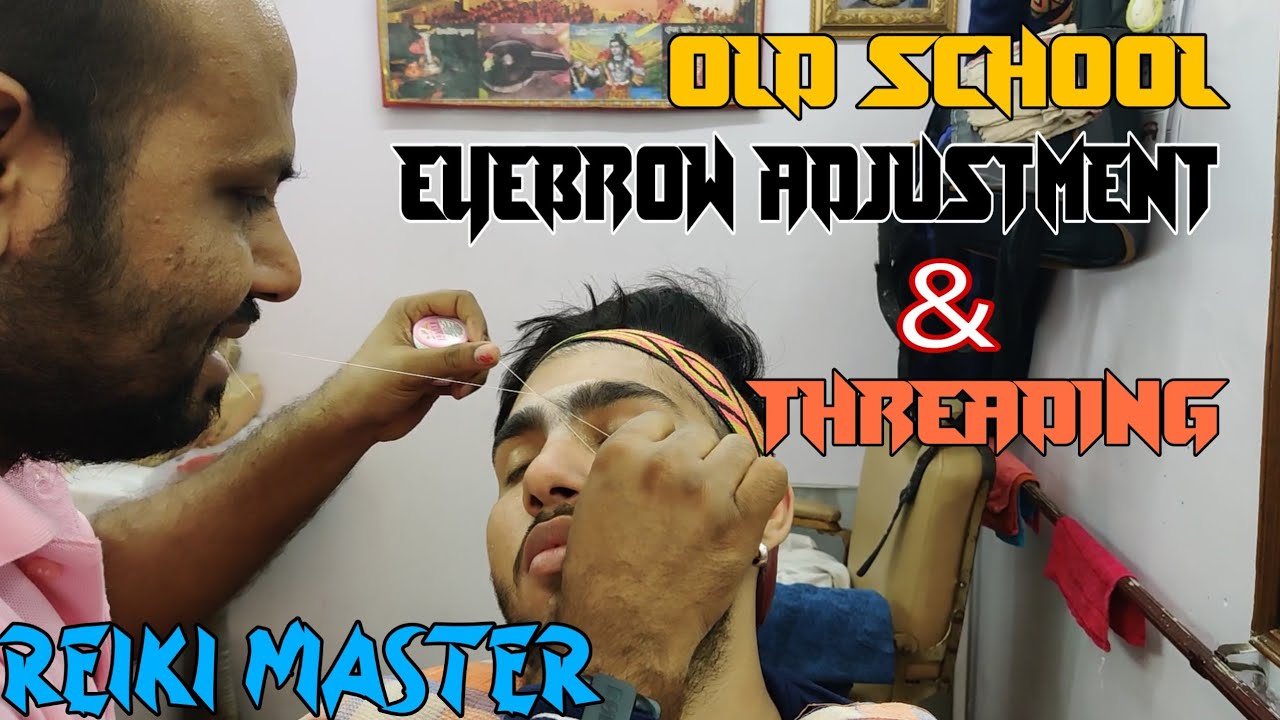 REIKI MASTER💈Old School Eyebrow Threading and Adjustments💈MASTER ASMR💈#ASMR