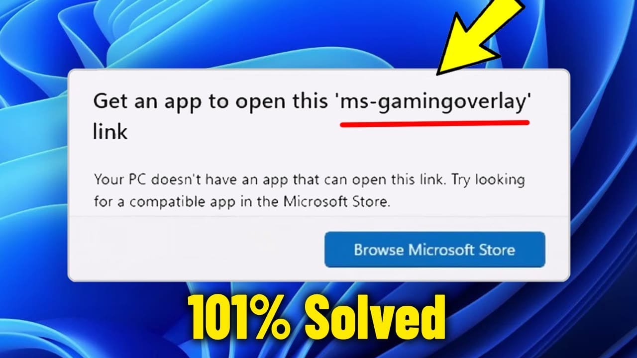 Как исправить и избавиться от всплывающего сообщения об ошибке 'ms-gamingoverlay' в Windows 11 ✅