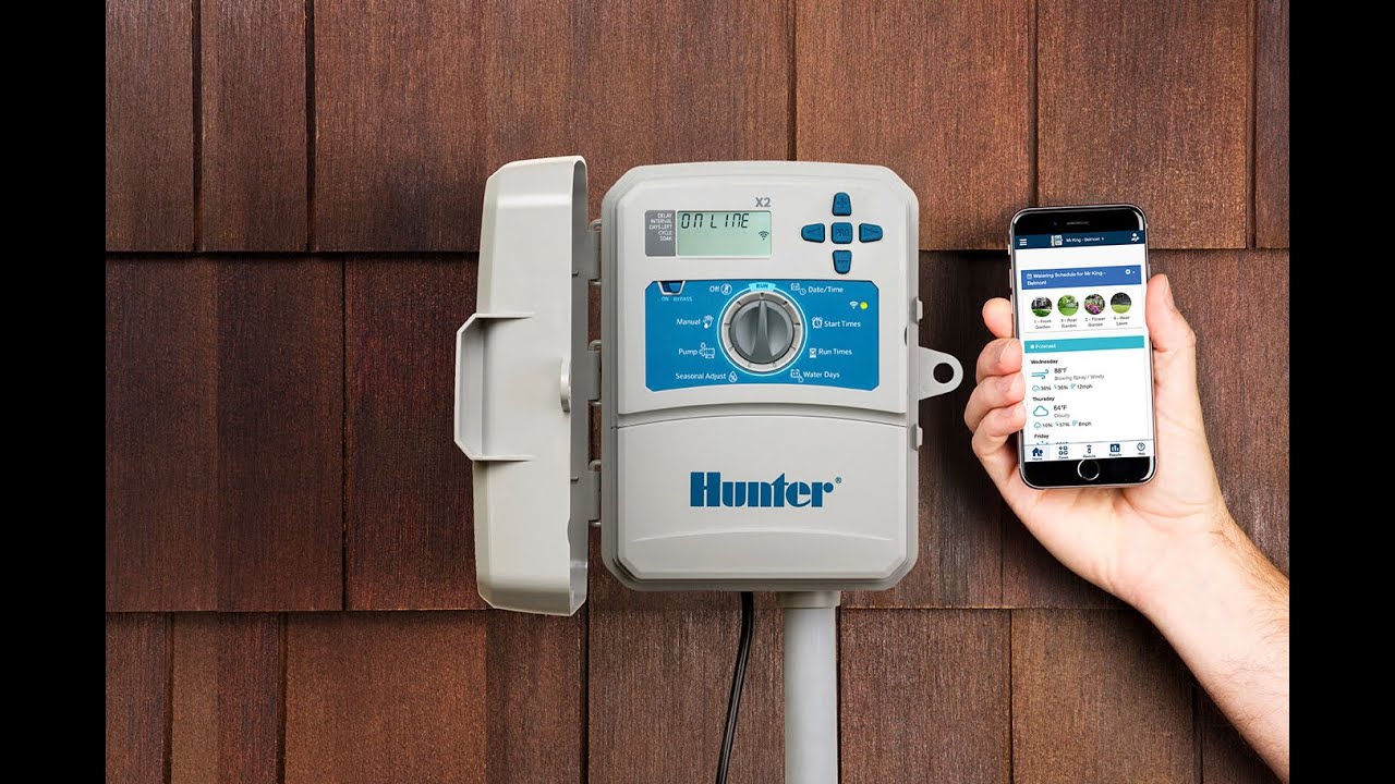 Hunter X2 programmatore irrigazione compatibile wifi