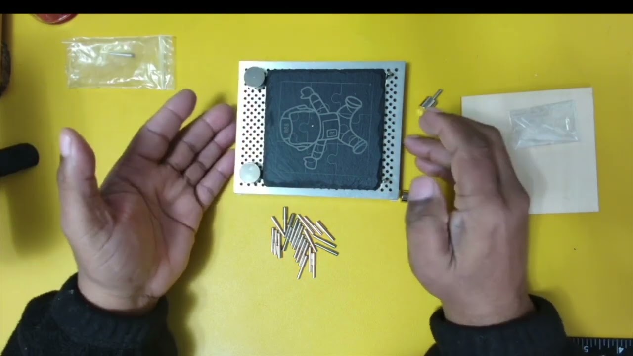 Laserpecker2  hobbyworker Wire Jig for batch engraving