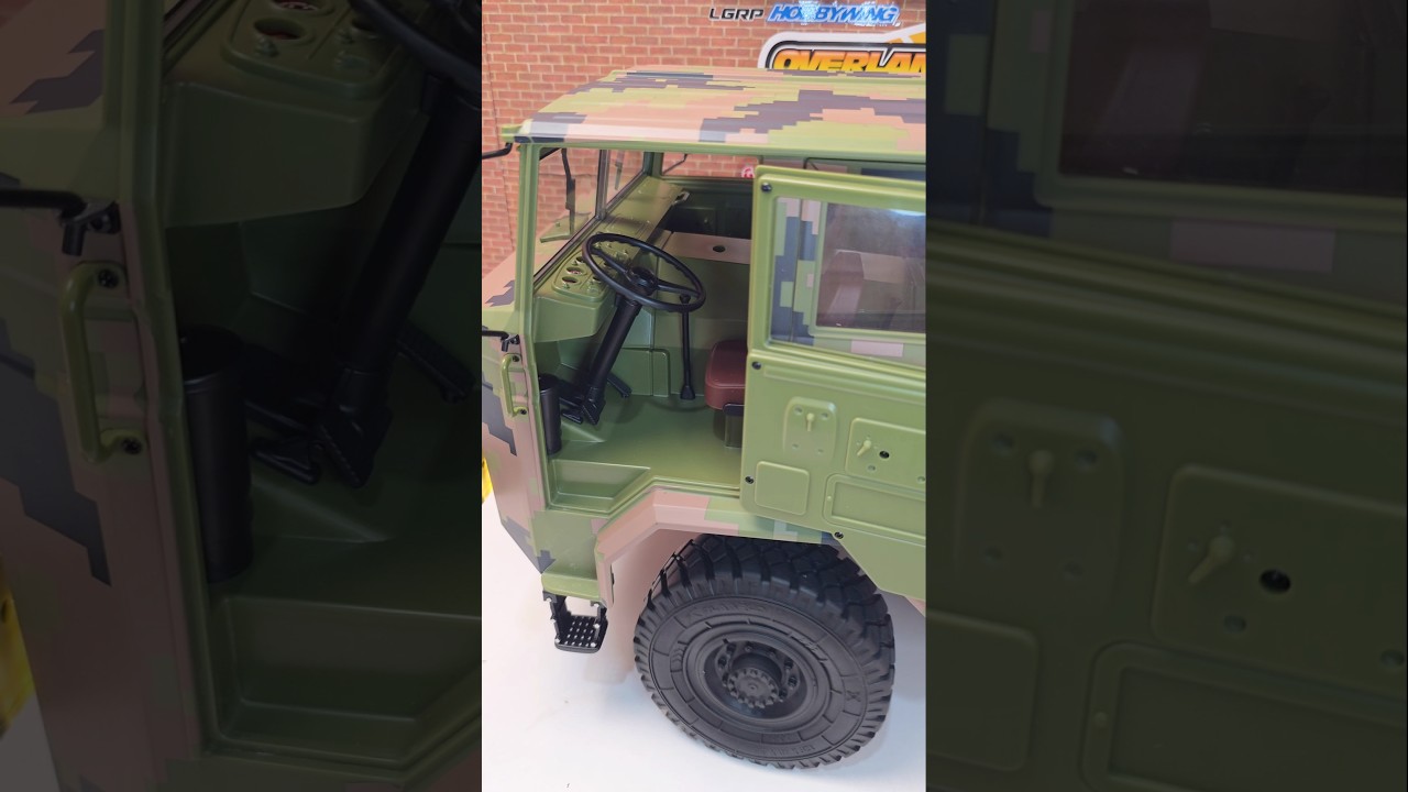 Now THIS is AWESOME! Rlaarlo HY6 6x6 RC Truck! #rc #military #truck #unboxing