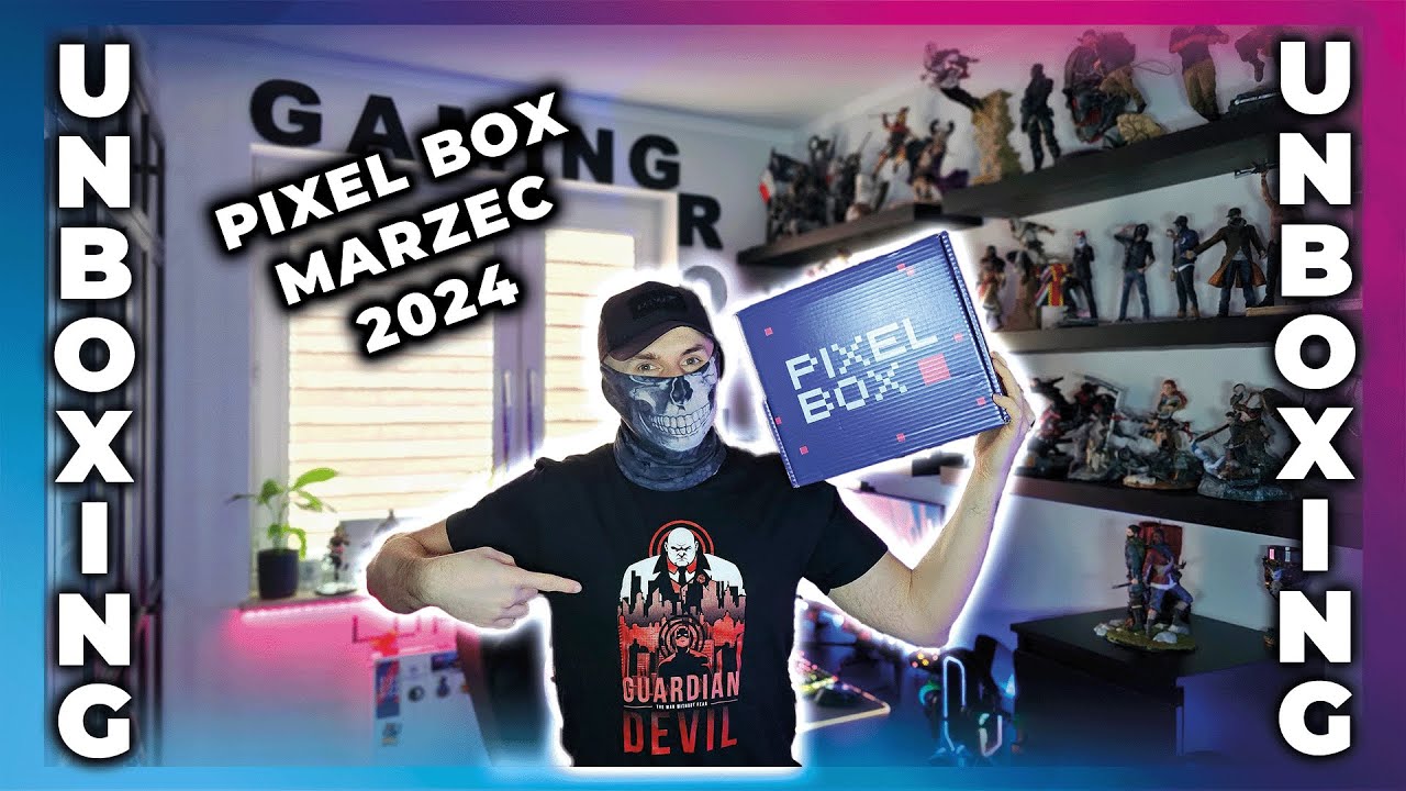 Pixel-Box Marzec 2024 - MARVEL - Mystery Box - Unboxing - Kod rabatowy 5% - GRYWALNIE