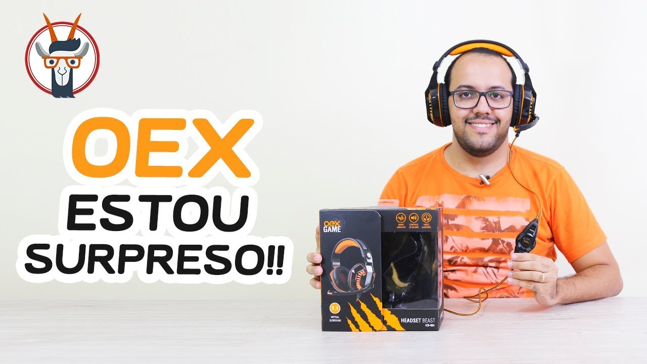 Review - Headset OEX Beast HS 404 - OEX VOCÊ TA DE PARABÉNS !!