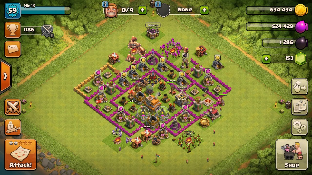 Th7 Hog rider war attack