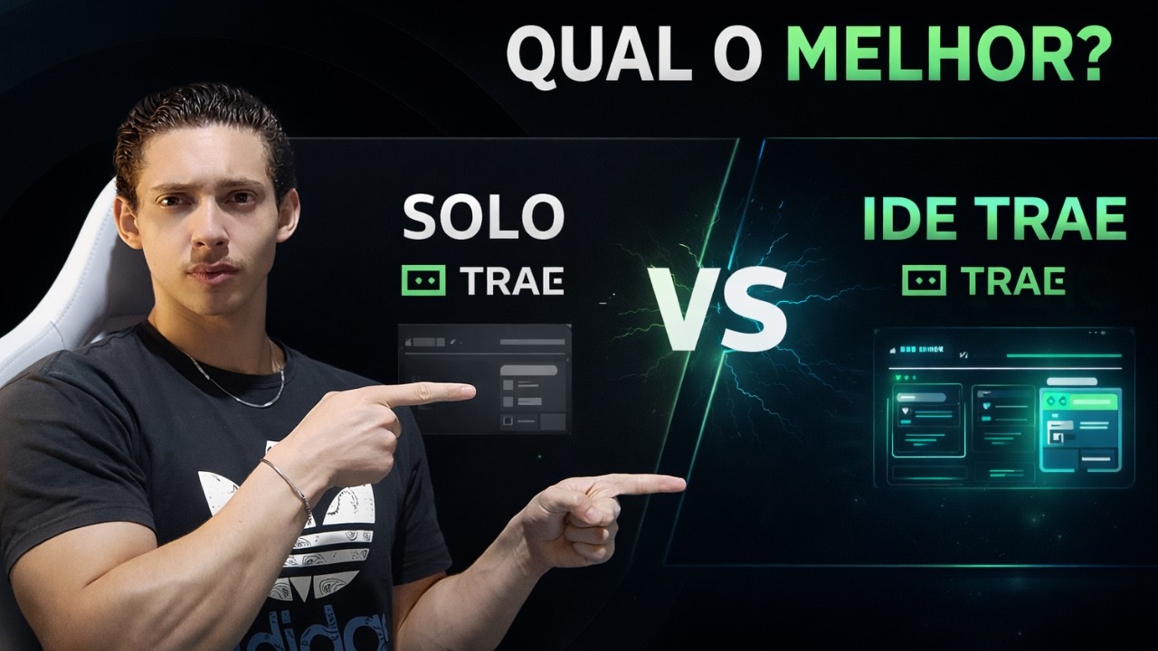 MODO SOLO TRAE VS TRAE IA IDE — QUAL REALMENTE VALE A PENA?