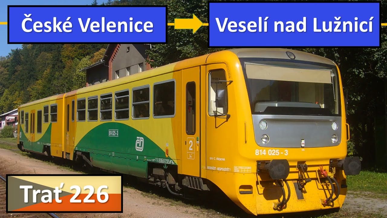 Trať 226 České Velenice - Veselí nad Lužnicí | České dráhy