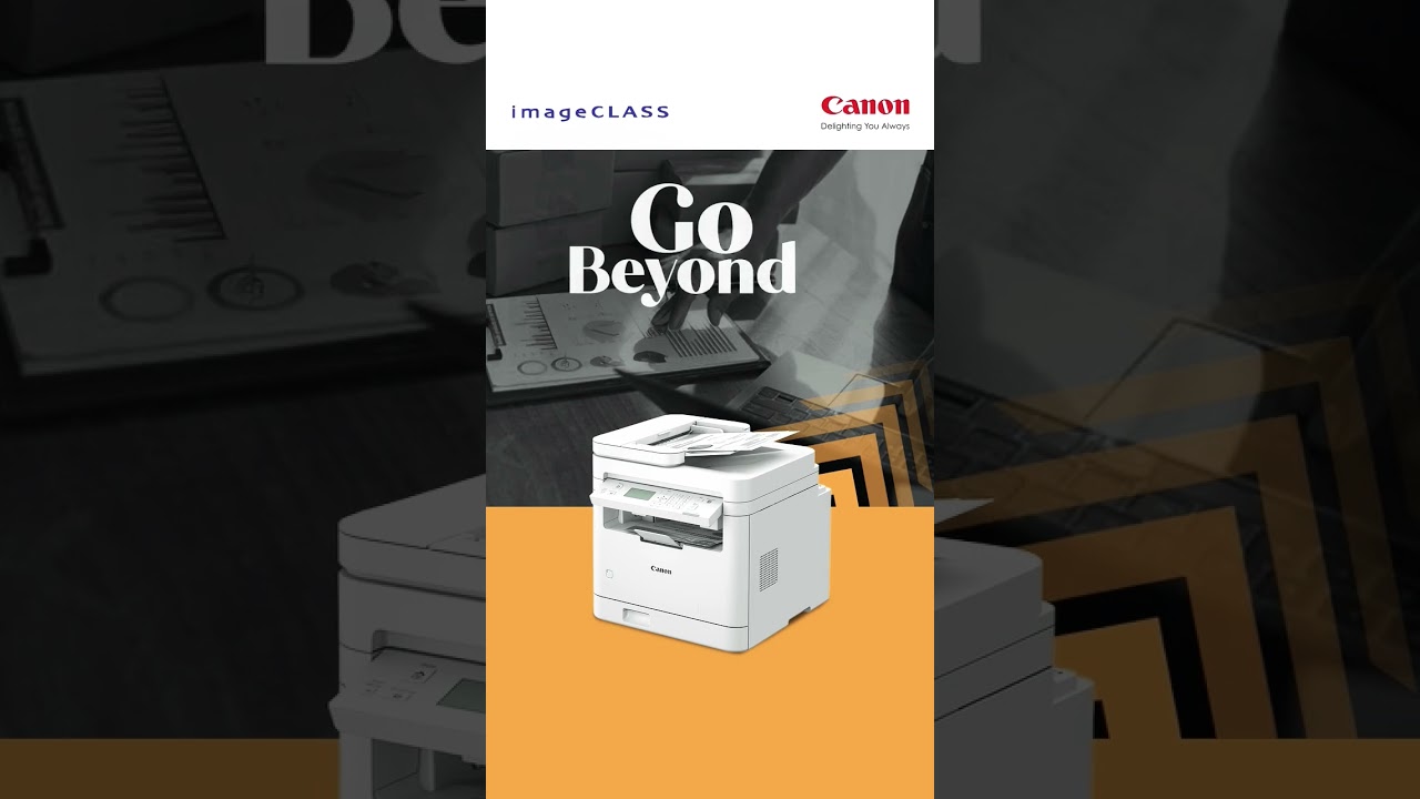 #GoBeyond flipping pages.The imageCLASS MF284dw printsdouble-sided - for smart, seamless woking