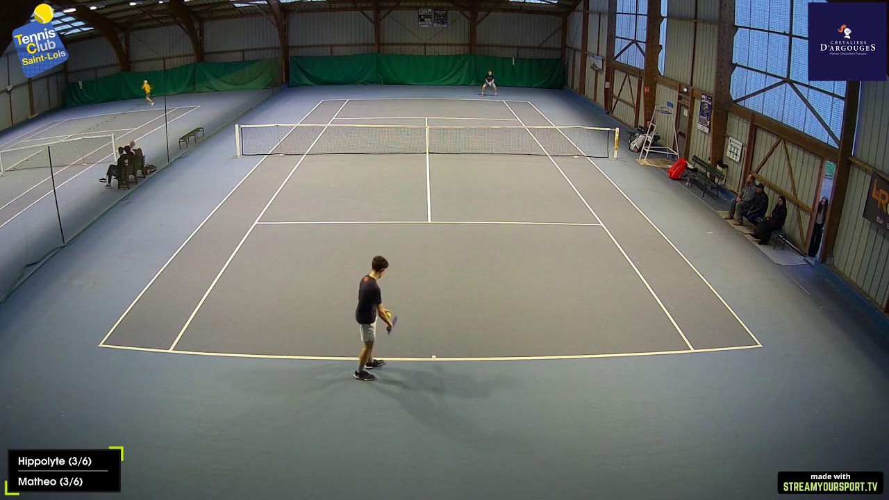 Court 3 : Hippolyte (3/6) 🆚 Matheo (3/6)