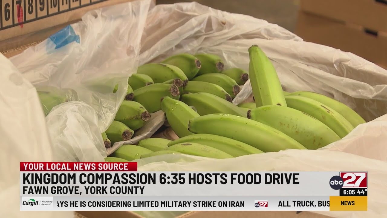 Kingdom Compassion 6:35 hosts food drive in York County