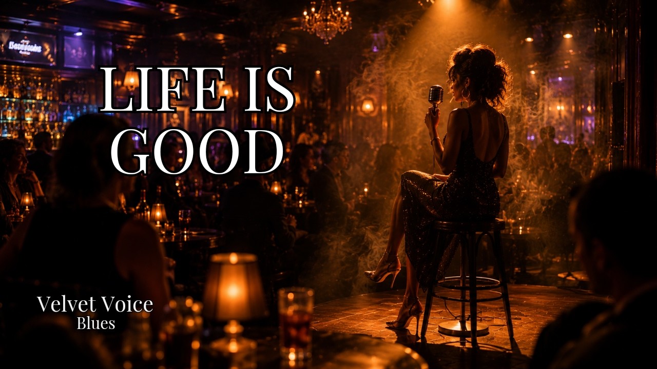 Velvet Voice Blues - Life Is Good ✨ Latin Blues | Soulful Female Vocal | Night Caf&eacute; Vibes