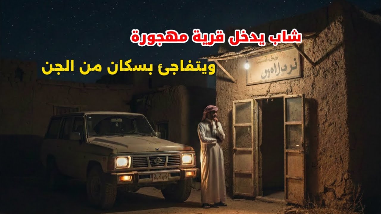 قصة (41) شاب سعودي يدخل قرية مهجورة للجن ويجلس 3 أيام بالقرية 