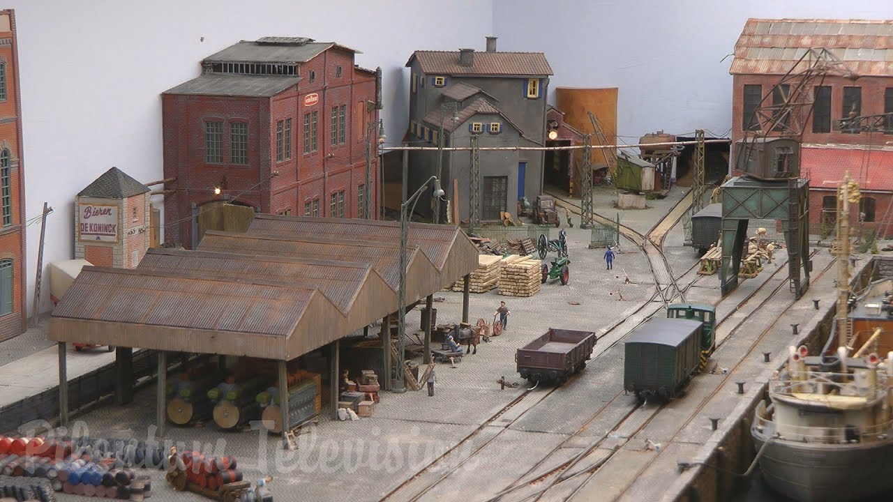 Model Railroad of the old port of Antwerp - “Voorde Dok” by Samuel de Zutter and Wouter de Troyer