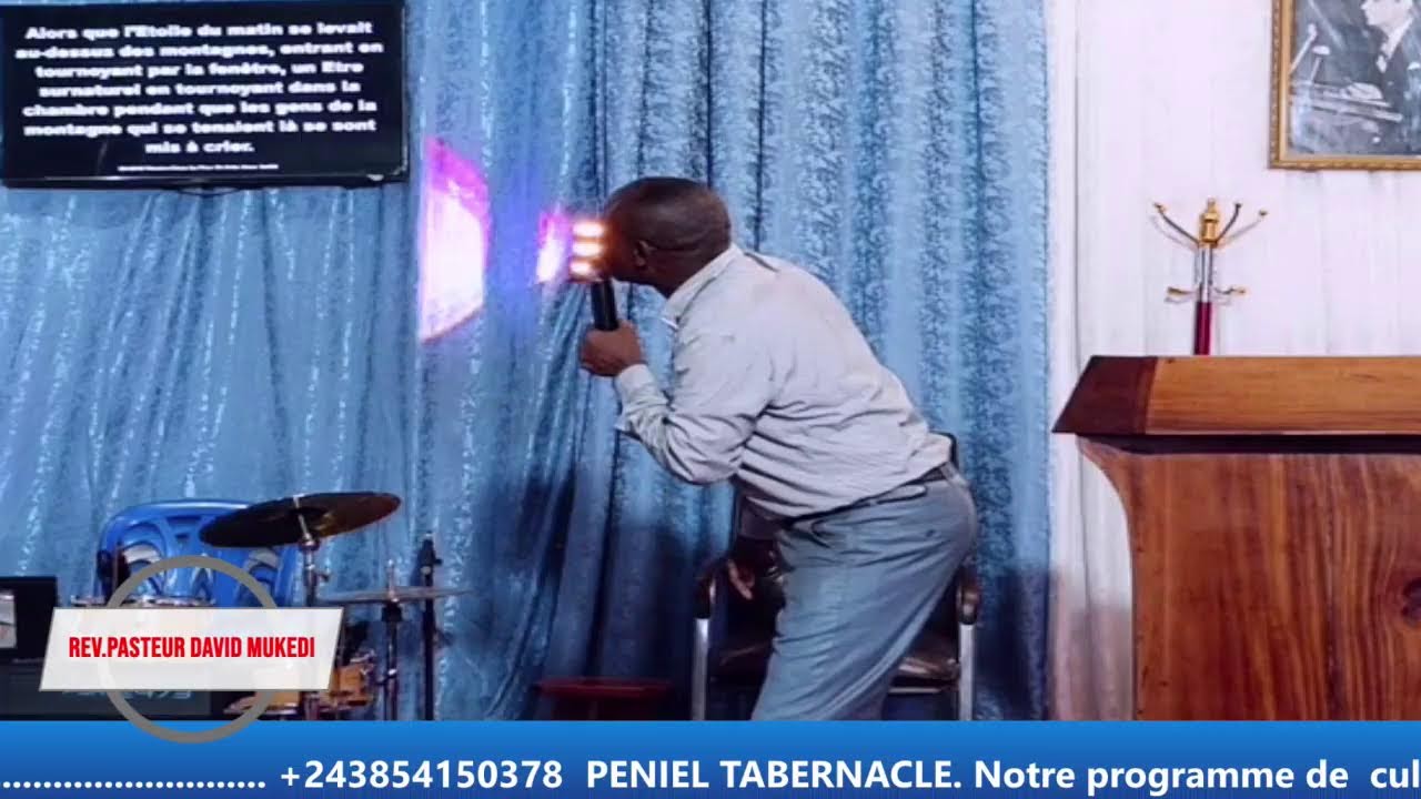 Date: VENDREDI Le, 27/02/2026  ,  Prèd: Rév :Pasteur DAVID MUKEDI   , Thème: REGARDE A L'INVISIBLE