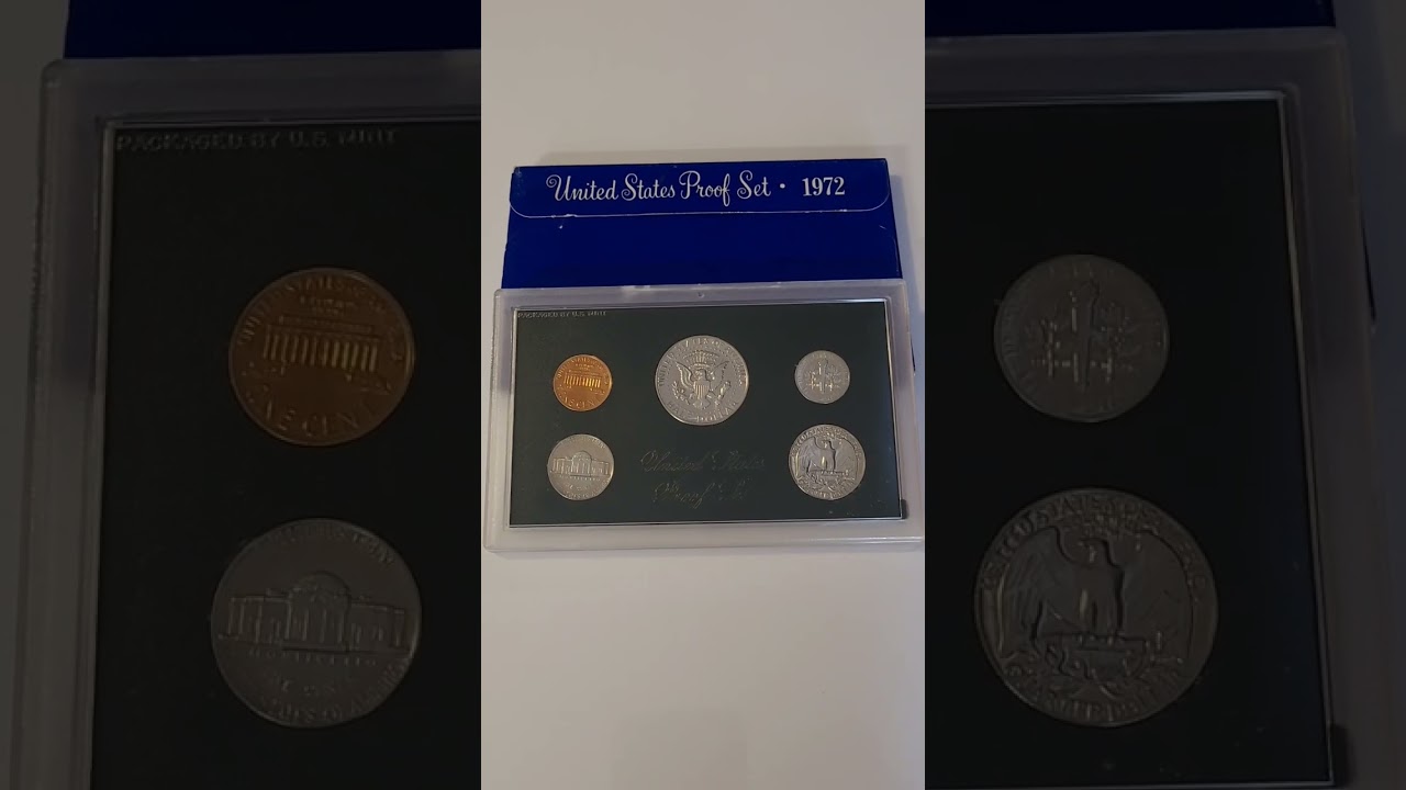 Beautiful !! 1972 Proof Set 🪙🤩#shorts #coins #coinhunting