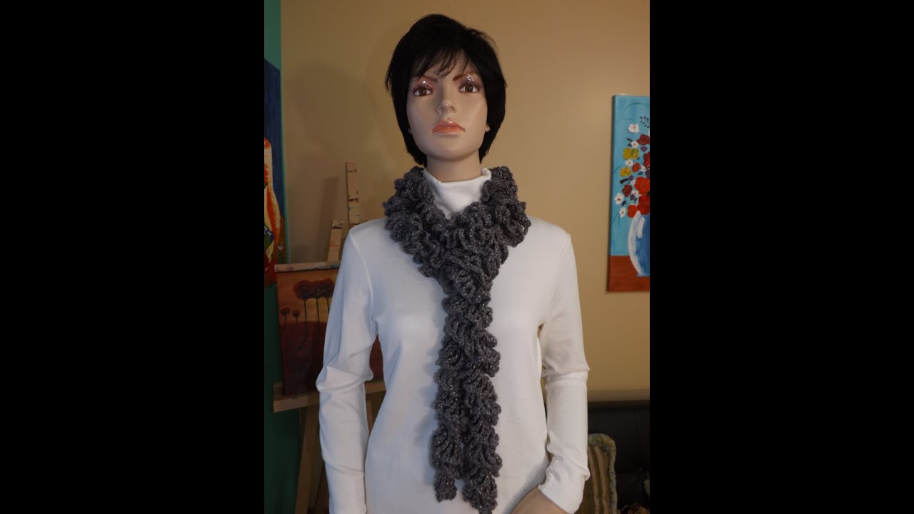 Crochet Ruffle Scarf - with Ruby Stedman