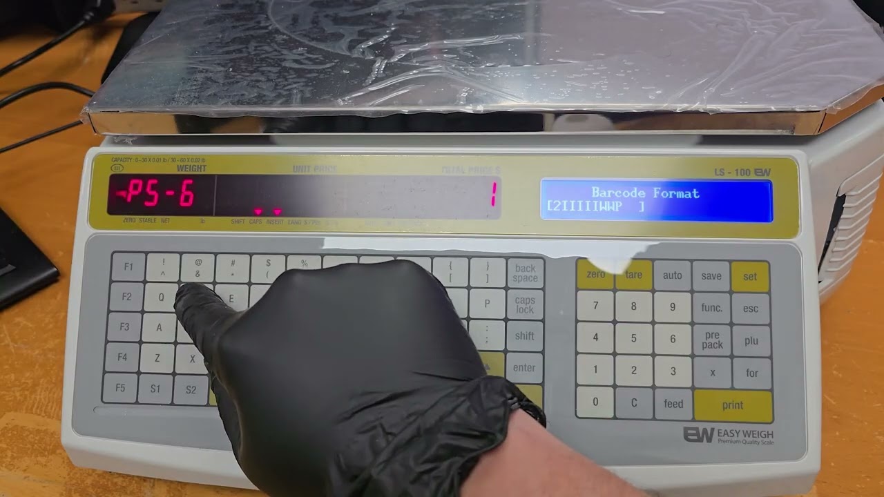 3 - Change Barcode Format - LS100 Scale