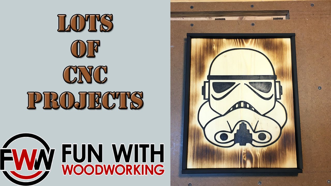 Building inventory for a woodworking booth - lots of CNC projects