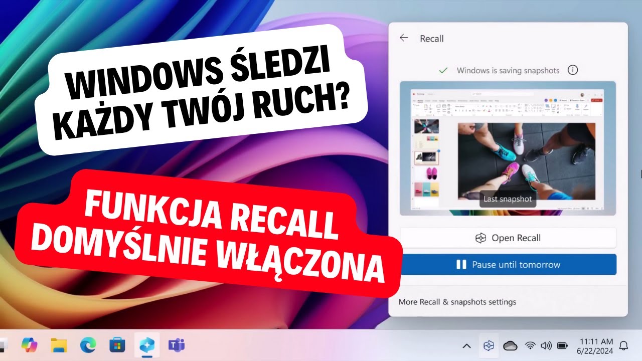 Windows 11 24H2 śledzi każdy Twój ruch? Funkcja Recall domyślnie włączona na każdym komputerze