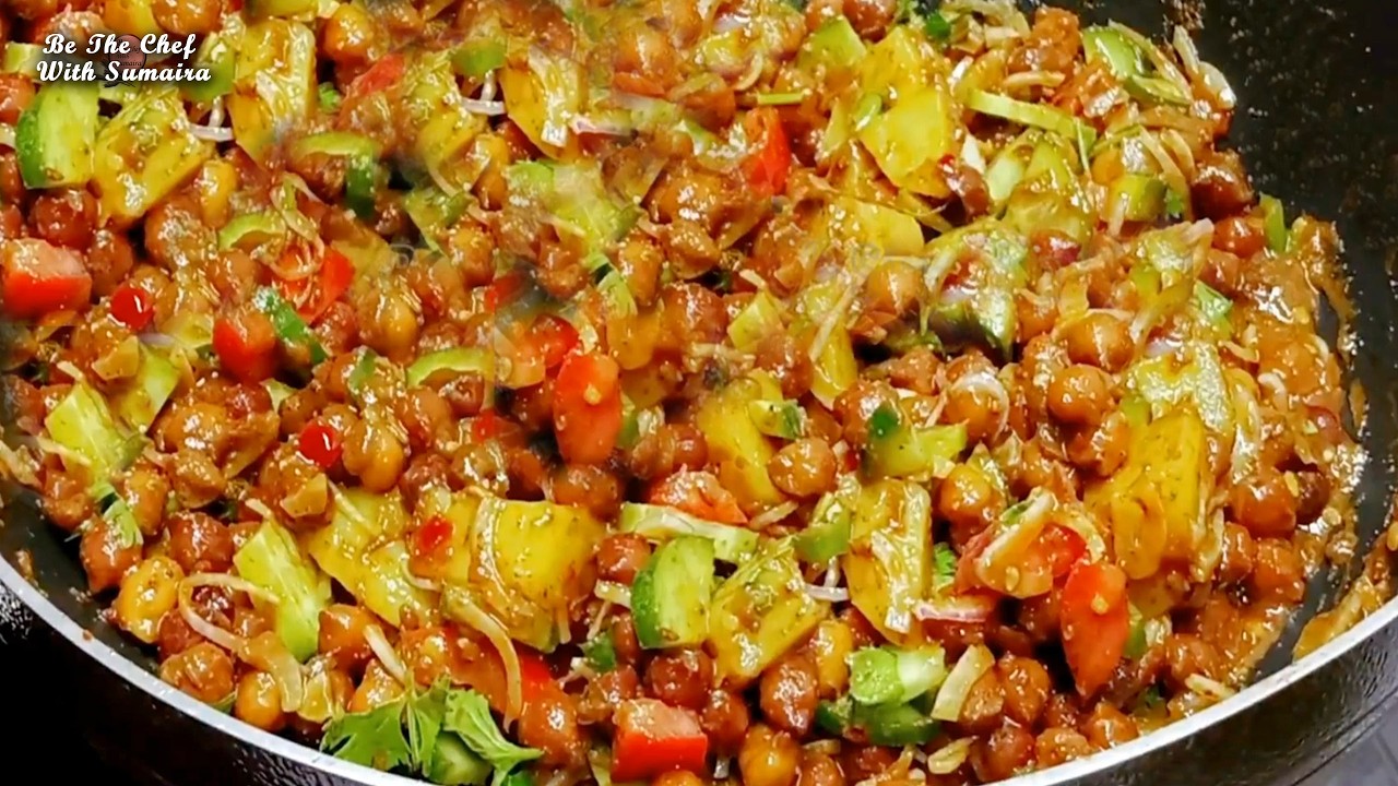 Ifitar ke liye Special kale chane ki chat banain | Kale Chane Ki Chatpati Chaat Recipe