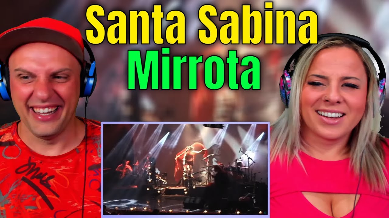 First Time Reaction To Santa Sabina - Mirrota [En Vivo] [Official Audio] THE WOLF HUNTERZ REACTIONS