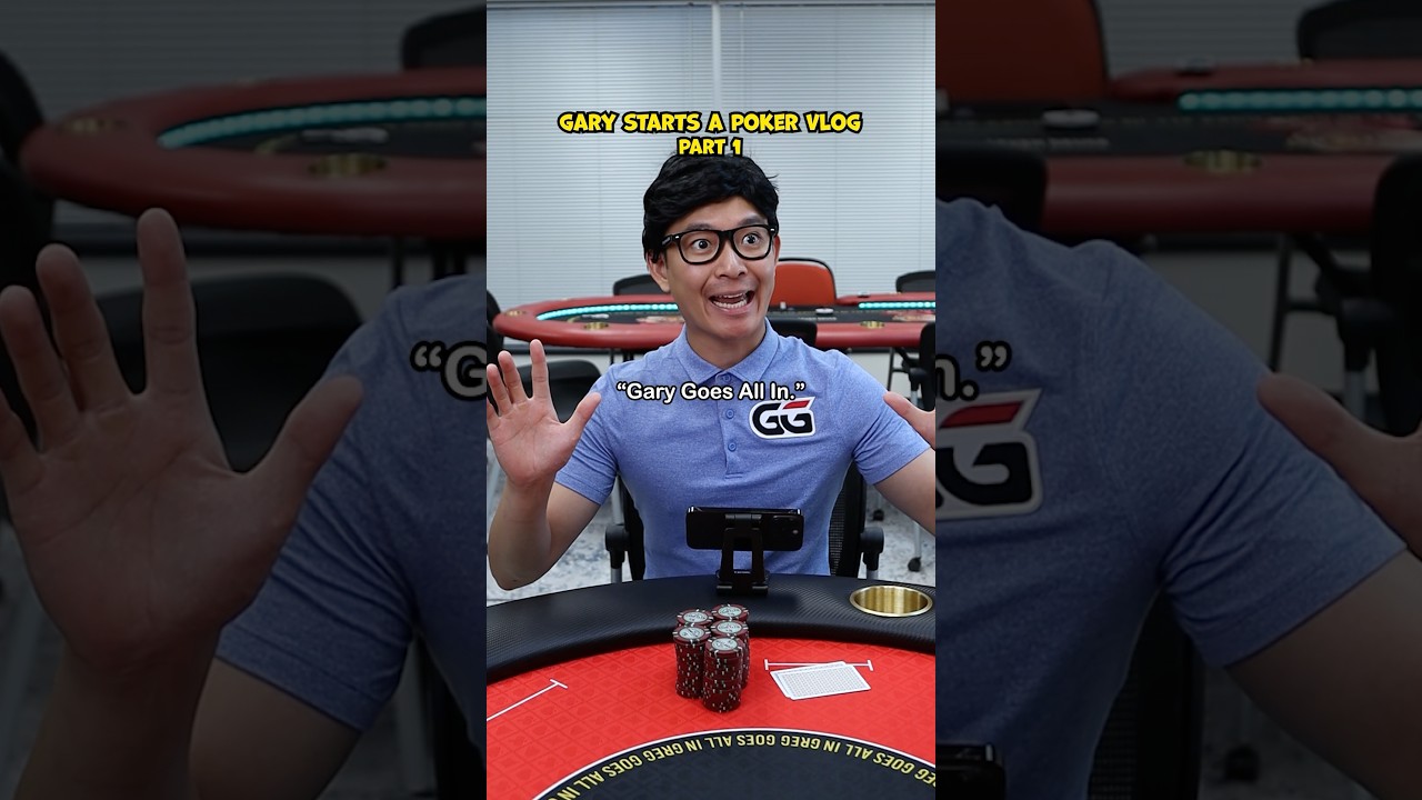 gary starts a poker vlog pt.1 #texasholdem #shorts #skit #comedy #zarooratrishta