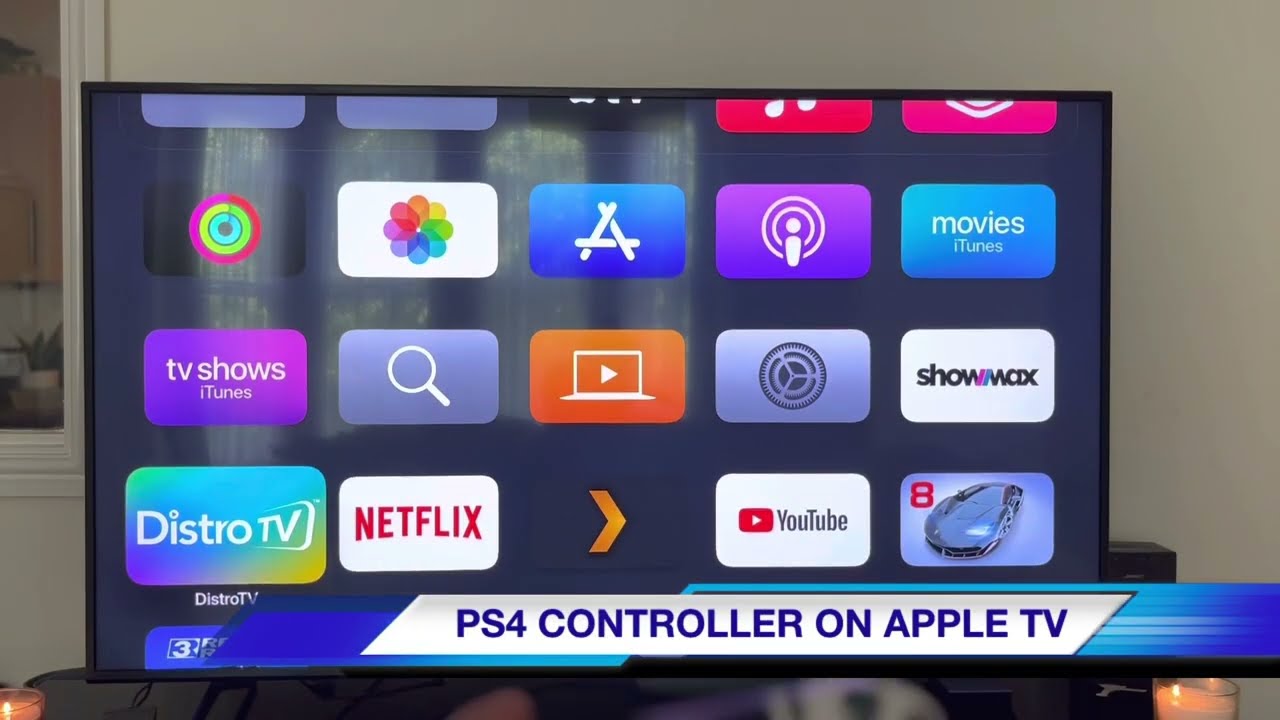Apple 4K TV gaming with PS4 Dual Shock 4