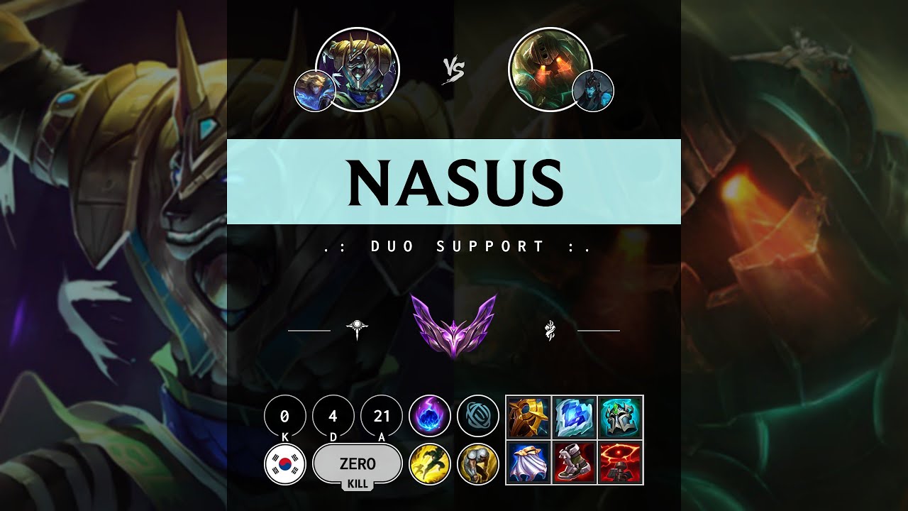 Nasus Support vs Nautilus - KR Master Patch 14.10