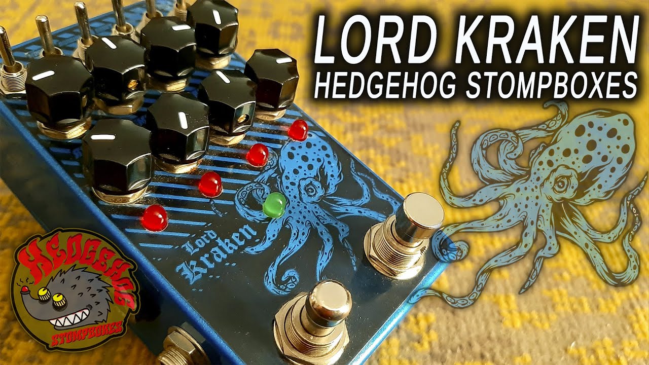 CRAZY GUITAR PEDALS | Lord Kraken Analog Delay | HedgeHog StompBoxes