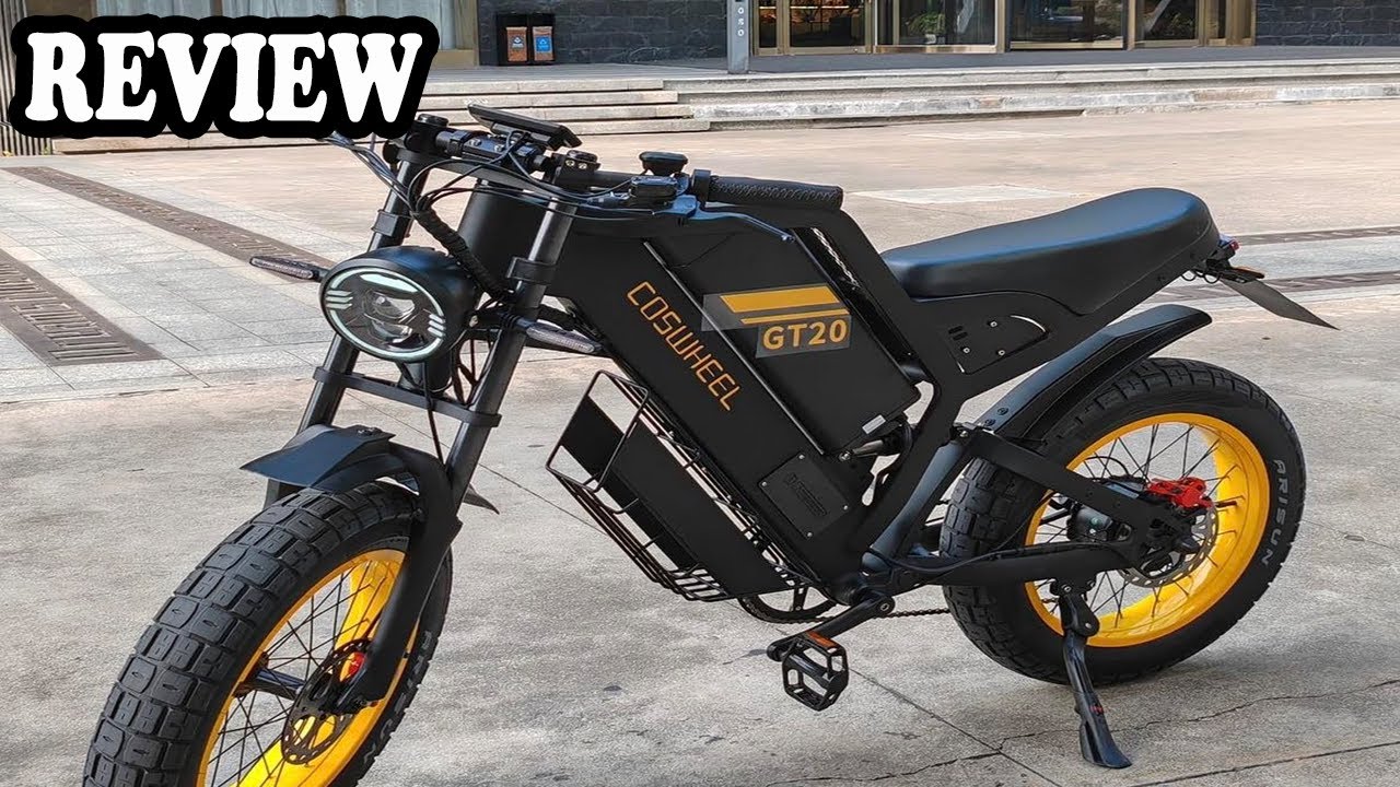 GT20 Electric Bike for Adults Review - A really fun bike! Watch for a closeup look!