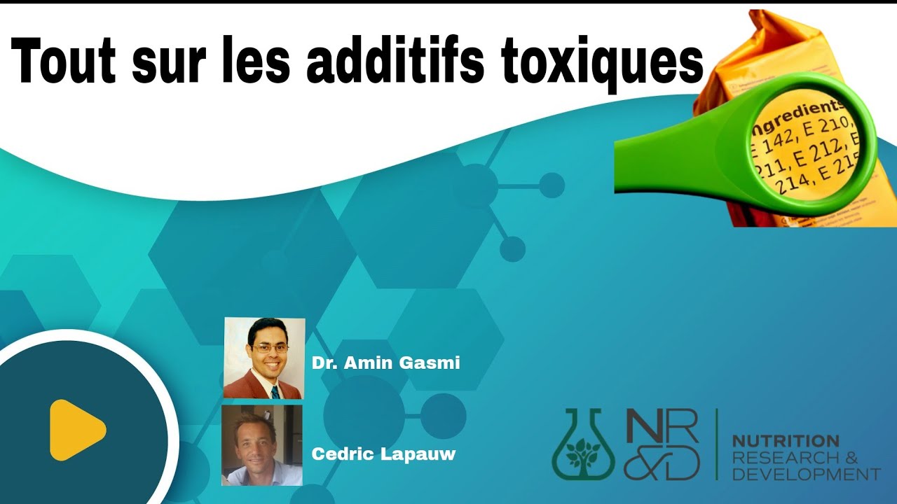 Les additifs et les excipients dans les compl&eacute;ments alimentaires : Categories, r&ocirc;le et toxicit&eacute;.