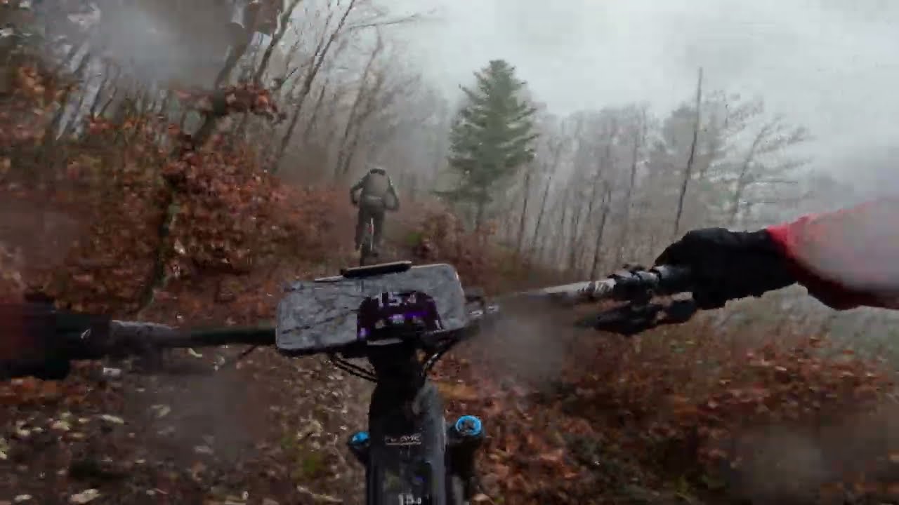 Riding Back in Heavy Rain | Cold & Wet Jura Enduro 🇨🇭