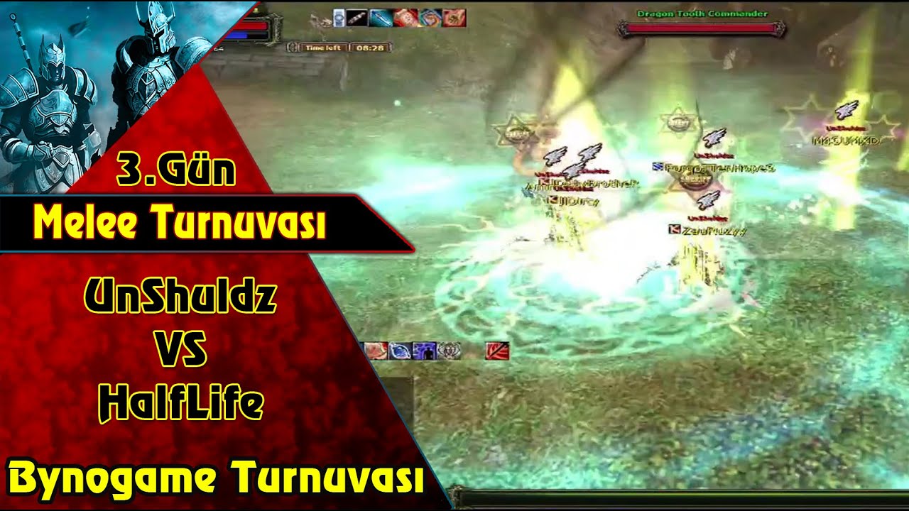 UnShuldz VS HalfLife  Melee Turnuvası 3. Gün | Knight Online | Turnuva| PK