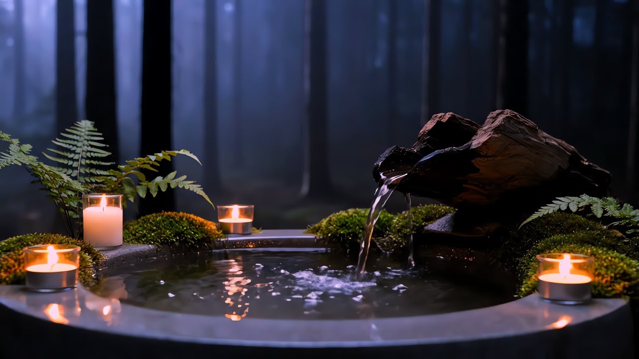 Mindful Relaxation Music & Water Sounds 🌿 Let Go of Stress, Feel Calm