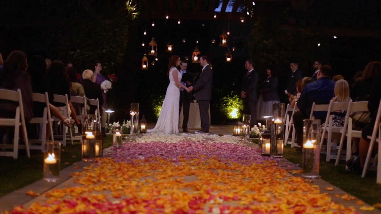 Justin & Allison's Twilight Wedding at the Wigwam