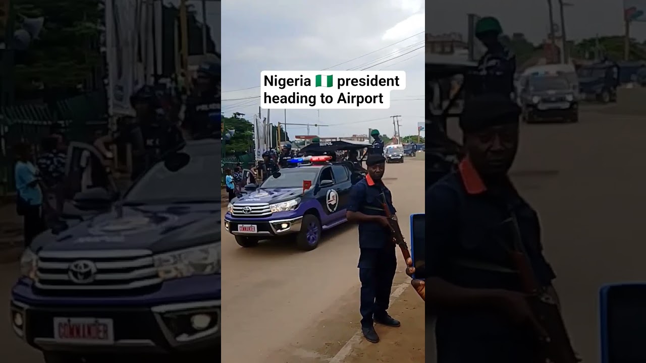 #nigeria #tinubu #convoy president tinibu 3 hours convoy