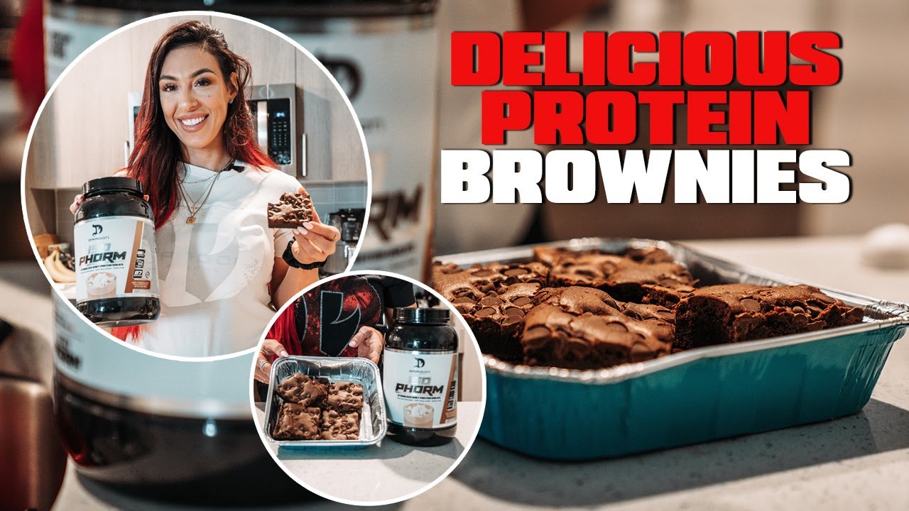 DELICIOUS HIGH PROTEIN BROWNIES | BAKING WITH KAYLA ROSSI
