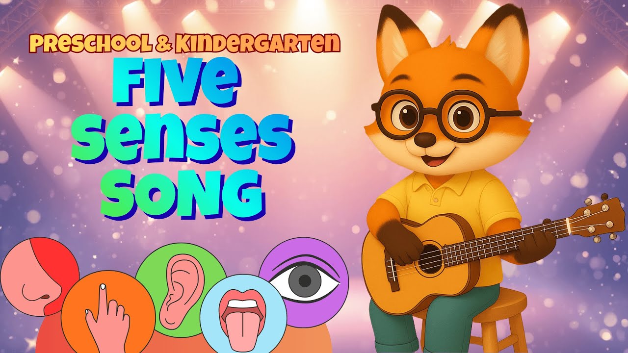 My Five Senses | Learn & Sing Five Senses for Kids | PlayCubiki