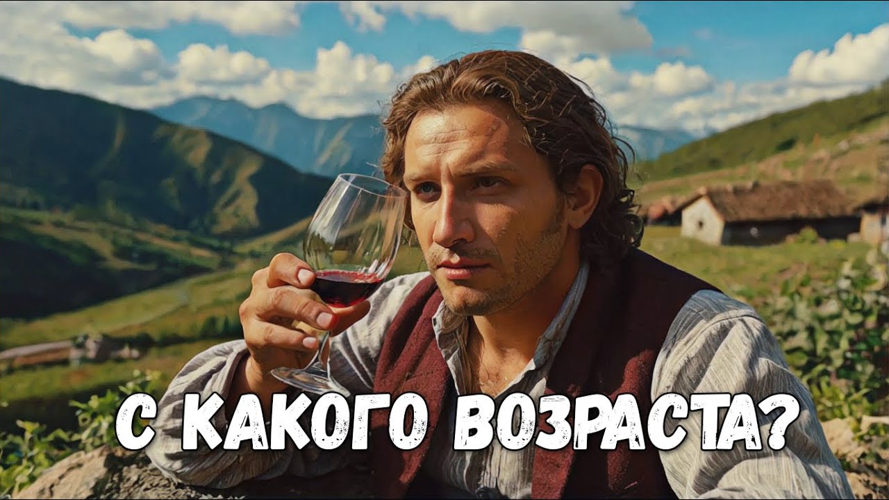 ❗С КАКОГО возраста Грузины пьют ВИНО. Грузия - Влияние алкоголя на продолжительность жизни