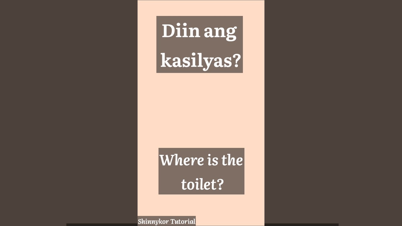 Useful Kinaray-a Phrases with English Translation| Practice Speaking Kinaray-a| #Kinaray_a #shorts