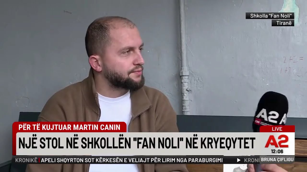Një stol për të kujtuar Martin Canin, por shkolla bëhet pengesë