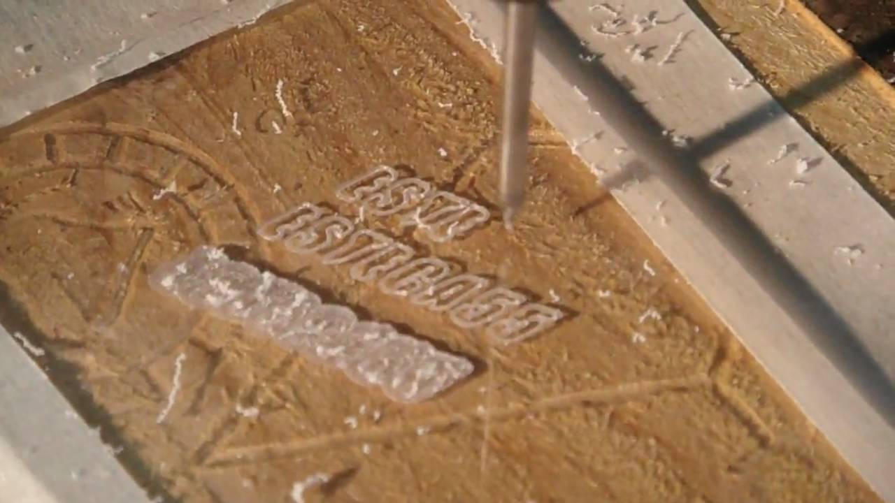 Sggtav #1 Writing in Acrylic - CNC Machine