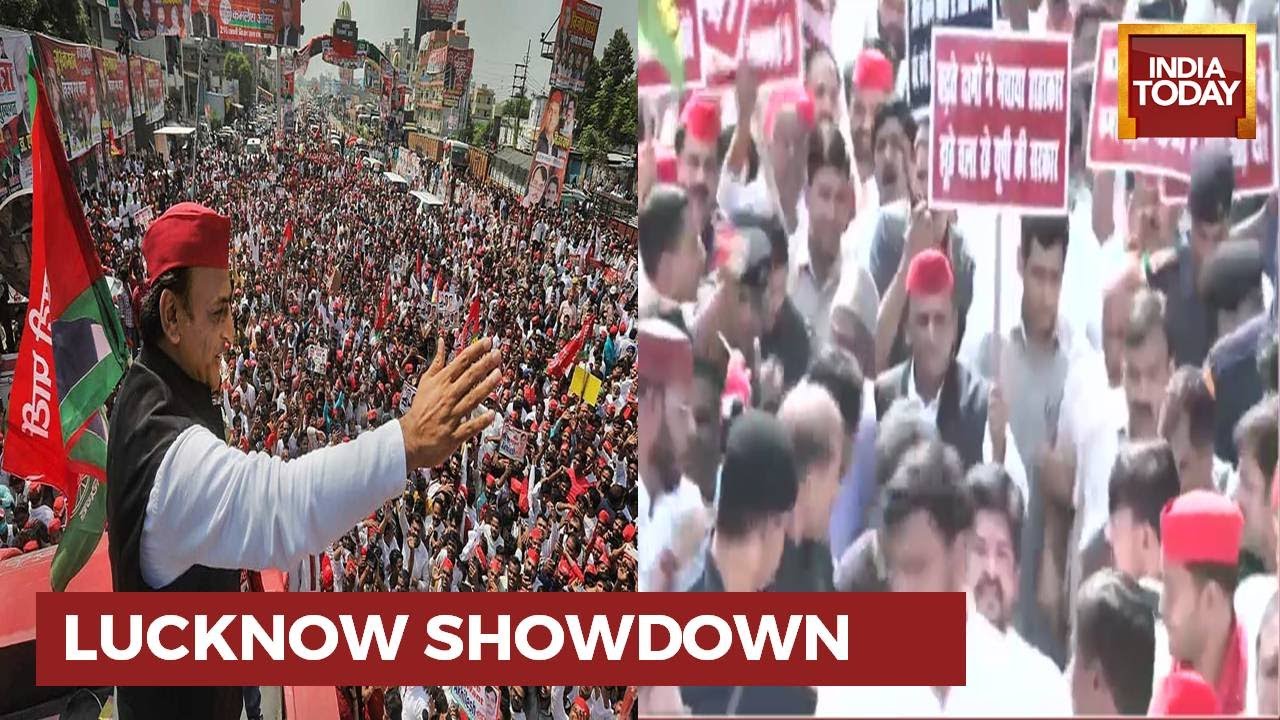 Samajwadi Party Plans March To Assembly; Massive Police Deployment In Lucknow