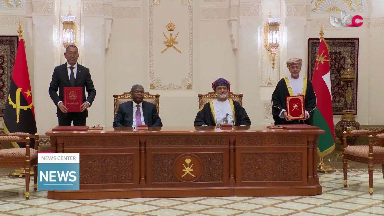 HM The Sultan & President of Angola Grace Signing of Agreement and MoUs.