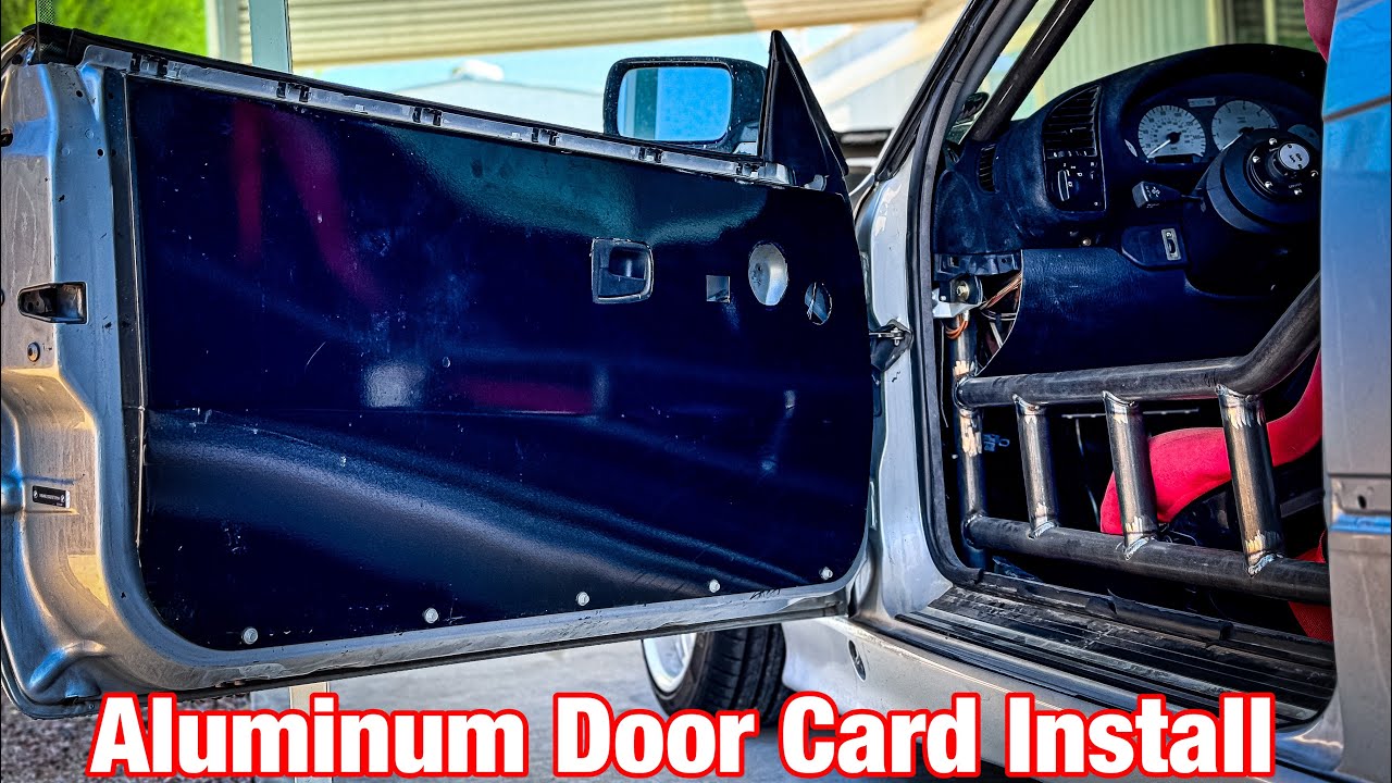 Making My E36 Drift Car More Cool With Aluminum Door Cards