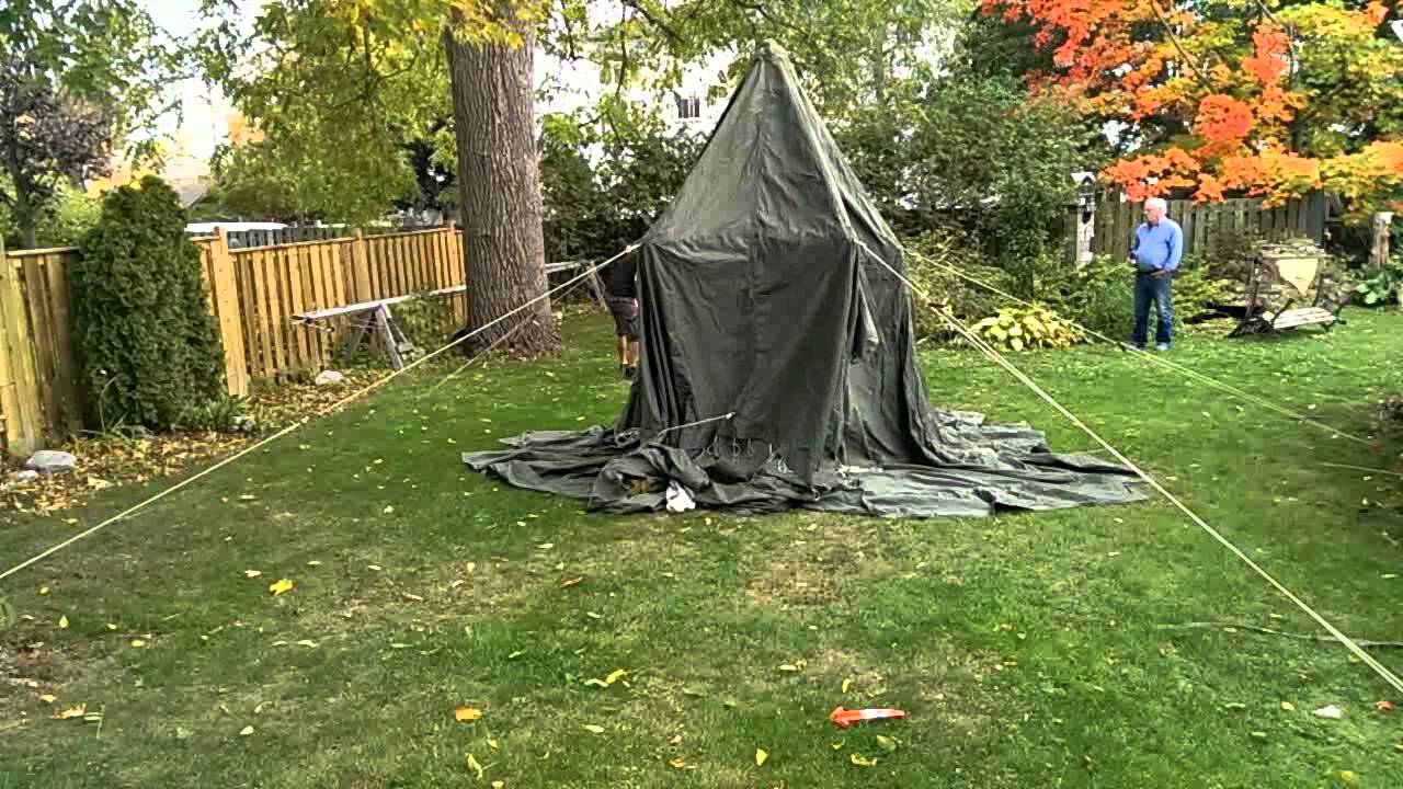 10 man military arctic tent.