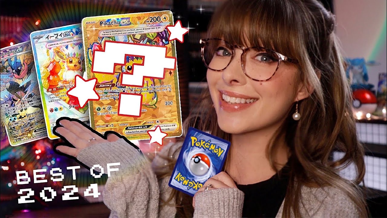 ASMR 🏆 Top 24 Pokémon Card Pulls of 2024! ✨ (( Fall Asleep Fast · Whispered Countdown For Sleep 😴 ))